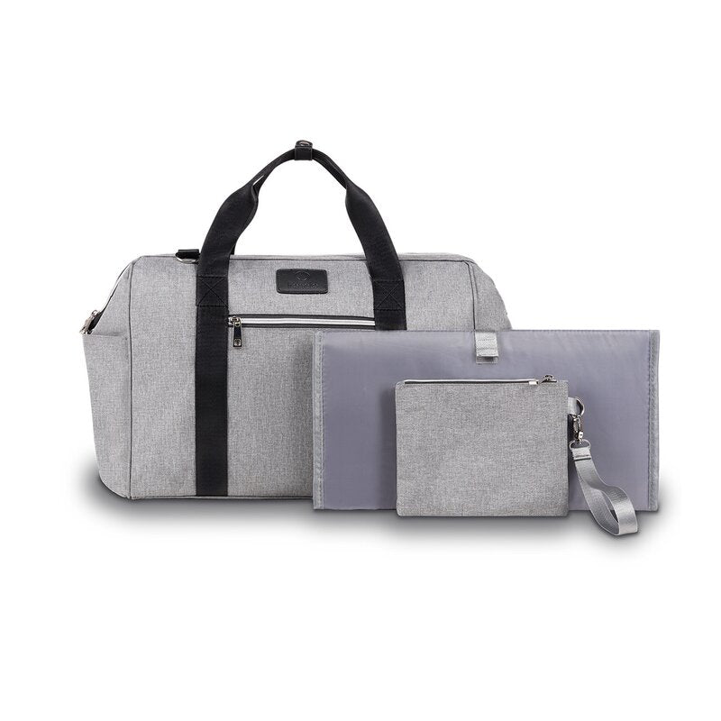 Geanta pentru mamici Lionelo Ida Gri – geanta cu accesorii