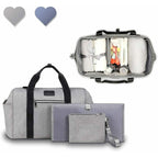 Geanta pentru mamici Lionelo Ida Gri – set si interior