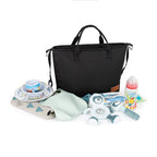 Geanta impermeabila pentru mamici Petite&Mars cu 4 compartimente 45 x 30 x 12 cm, imagine 2