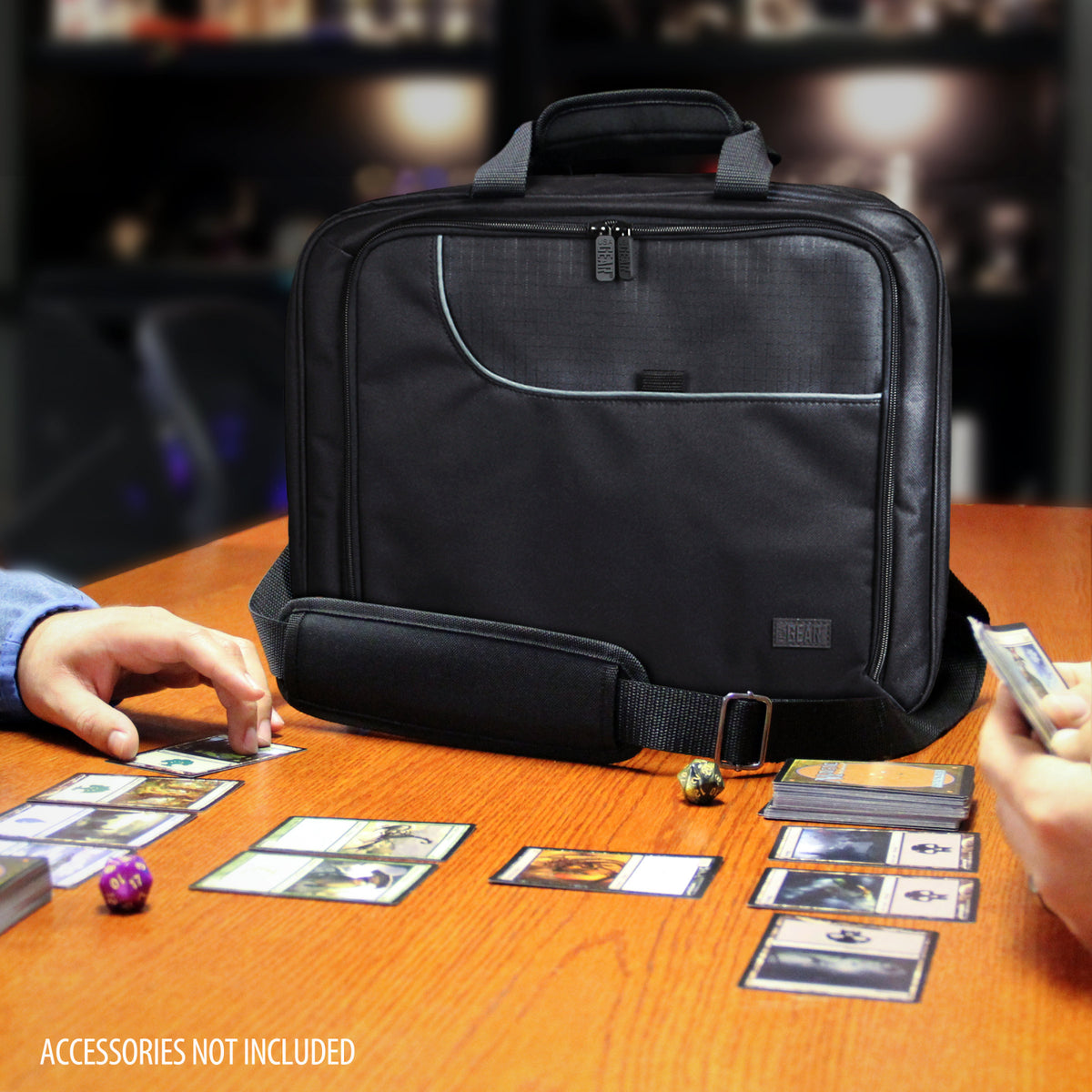 Geantă TCG Canvas Black - Magic: The Gathering & Jocuri de Cărți Colecționabile
