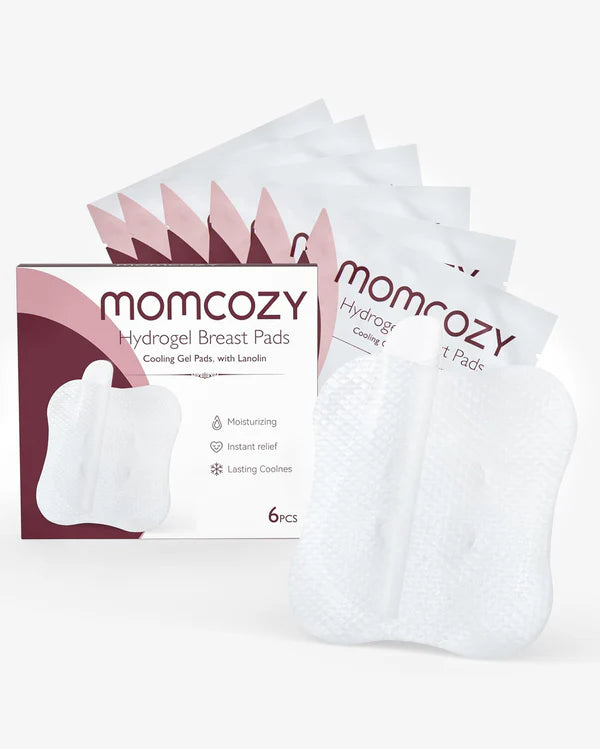 Comprese Hidrogel cu Lanolina pentru Mameloane Momcozy Soothies Racorire Instantanee 6 Buc