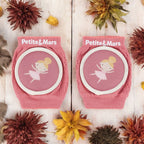 Genunchiere cu pernute, Petite&Mars, Cu elastic, Material respirabil, Stratul antiderapant, 13x10 cm, 6 luni+, Roz