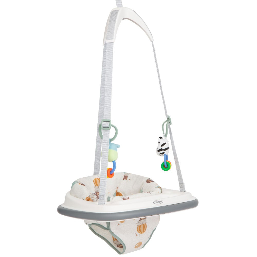 Premergator Graco Bumper Jumper Up Away Sistem Siguranta Jucarii Interactive