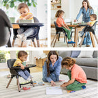 Scaun Masă 3-in-1 Graco Presti Evolutiv 6 Luni-6 Ani Charcoal