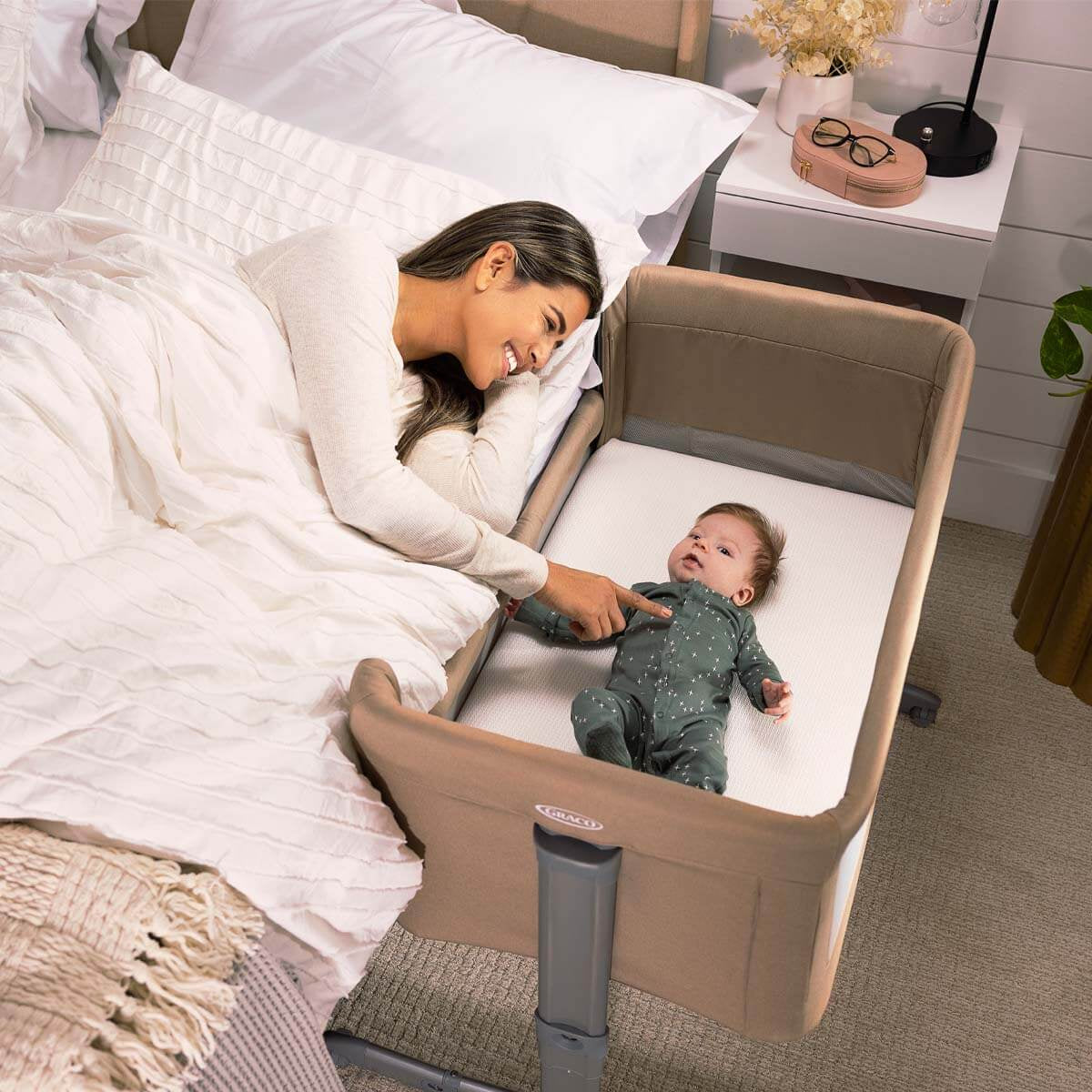 Graco - Patut co-sleeper Sweet2Sleep, Oatmeal
