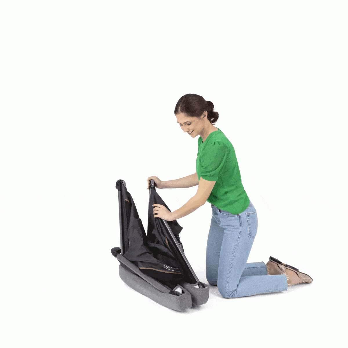 Graco - Patut de calatorie 3 in 1 transformabil in tarc FoldLite LX, Midnight