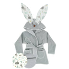 Halat de baie MimiNu Forest Friends Mint, 2–5 ani