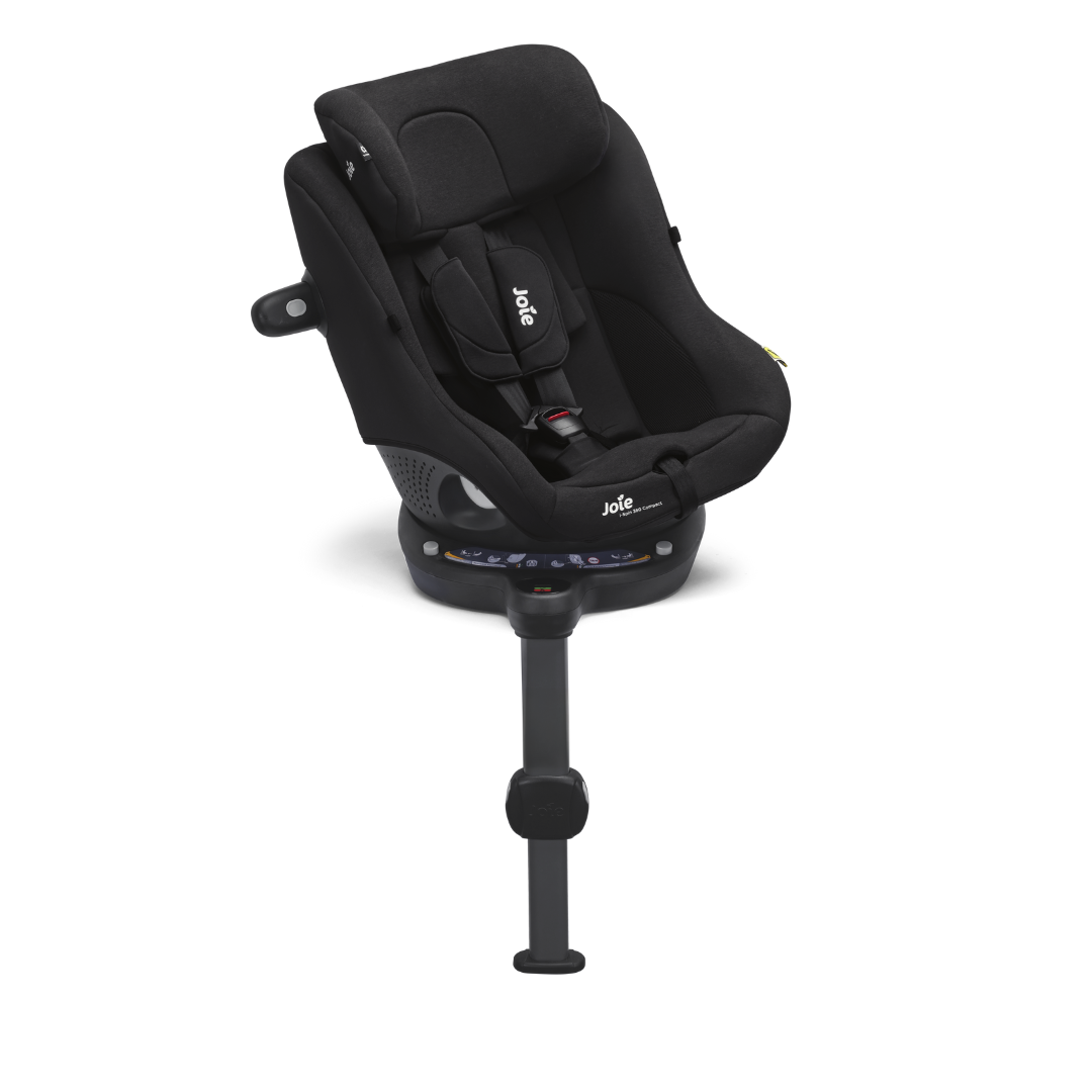 Scaun Auto Joie i-Spin 360 Compact Raven 61-105 cm Rotativ ISOFIX i-Size