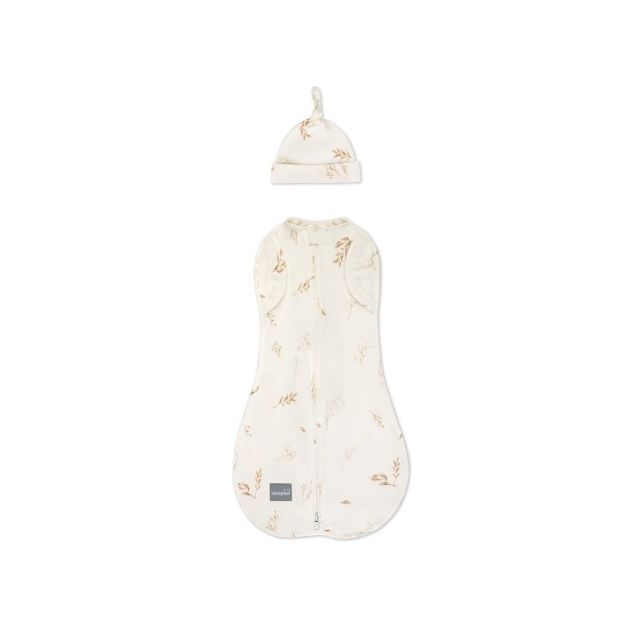 Saculet Swaddle infasat Bebe Bumbac + Caciulita - Second Step