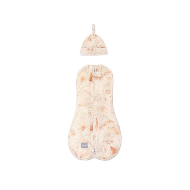 Saculet Swaddle infasat Nou Nascut Bumbac + Caciulita - First Step