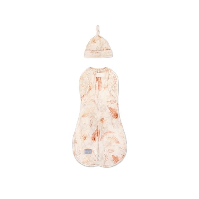 Saculet Swaddle infasat Bebe Bumbac + Caciulita - Second Step