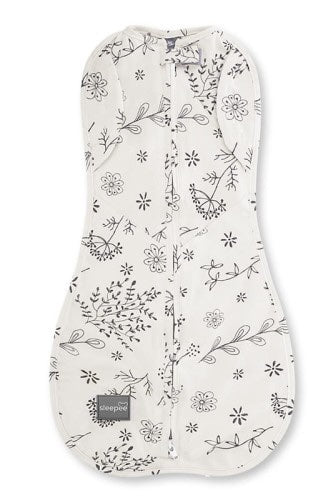 Saculet Swaddle infasat Bebe Bumbac + Caciulita - Second Step