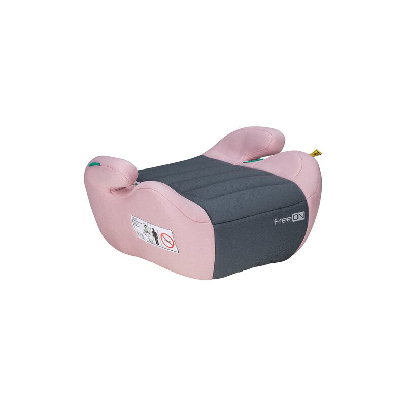 Inaltator auto, FreeON, Comfy, Pentru copii, I-size, 125-150 cm, Orientare in sensul directiei de mers, Conform cu standardul european de securitate ECE R129, Prink/Grey
