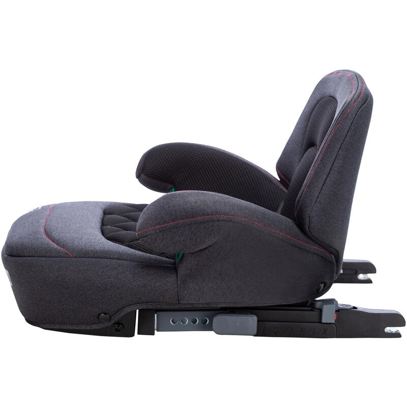 Inaltator auto, FreeOn, Cosmo Plus I-Size, Cu isofix, Cu spatar inaltat si cotiere, Potrivit pentru copiii intre 125 si 150 cm sau intre 25 si 36 Kg, Conform cu standardul european de securitate ECE R129, negru