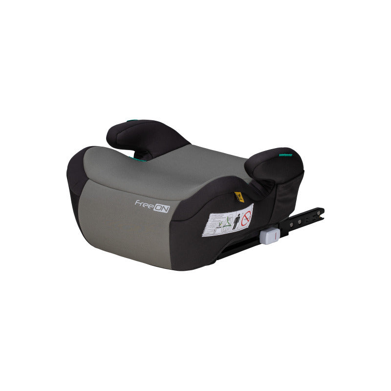 Inaltator auto, FreeOn, Taurus Fix, Cu isofix, Potrivit pentru copiii intre 125 si 150 cm, Conform cu standardul european de securitate ECE R129, Gray