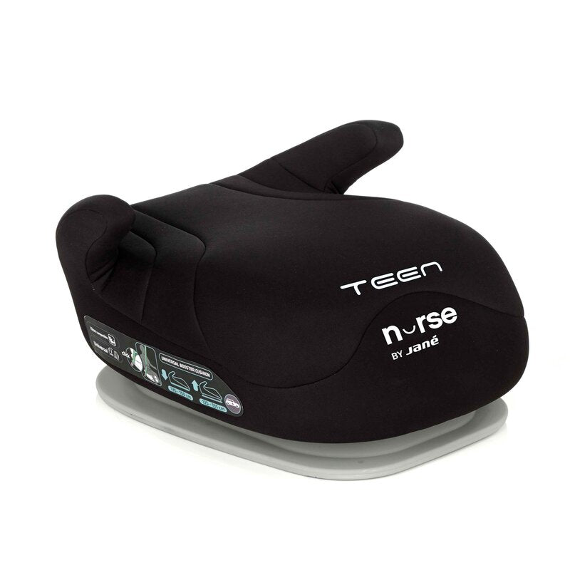 Inaltator auto, Nurse, Teen, I-size, 125- 150 cm, Cu sistem de reglare a inaltimii, Instalare cu centura de prindere, Cu husa detasabila, Conform standardului de securitate i-Size, Night