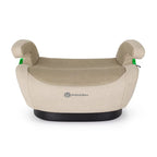 Inaltator auto, Petite&Mars, Optimus Pro, I-size, 125- 150 cm, 22-36 kg, Cu isofix, Forma ergonomica, Husa detasabila, Bej