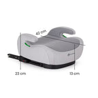 Inaltator auto, Petite&Mars, Optimus Pro, I-size, 125- 150 cm, 22-36 kg, Cu isofix, Forma ergonomica, Husa detasabila, Bej