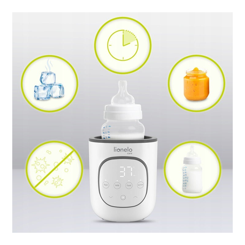 Incalzitor biberoane si sterilizator Lionelo ThermUp 2.0 5 in 1, Alb