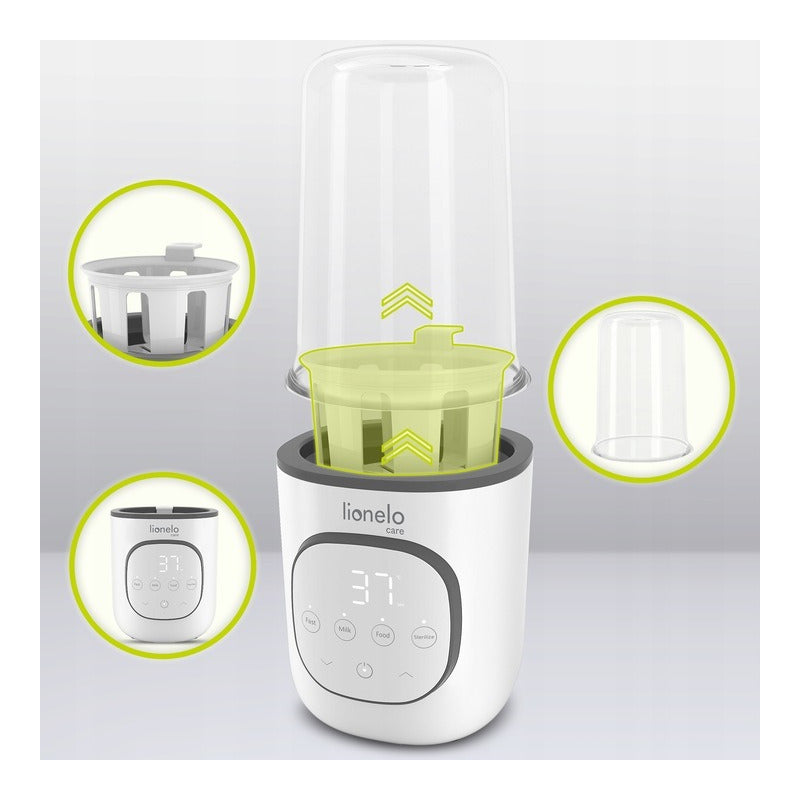 Incalzitor biberoane si sterilizator Lionelo ThermUp 2.0 5 in 1, Alb