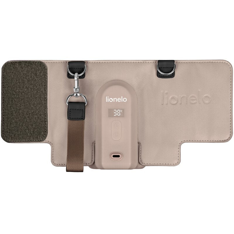Incalzitor Biberoane Portabil Lionelo ThermUp Go Evo cu Baterie, 5 Niveluri si Afisaj LCD