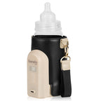 Incalzitor biberoane portabil Lionelo ThermUp Go Evo Negru/Auriu, imagine 3