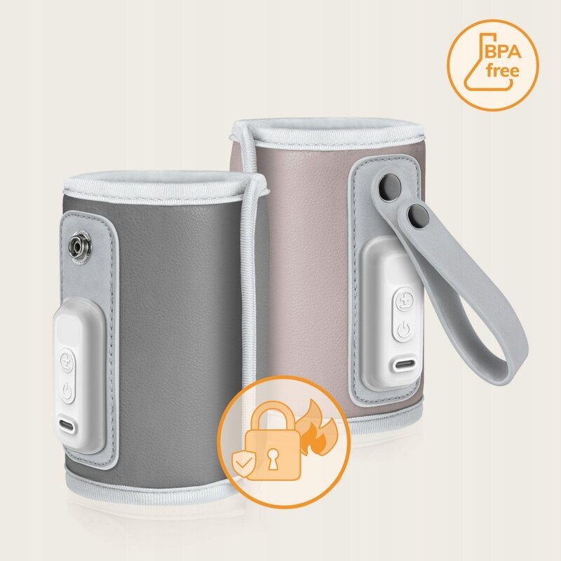 Incalzitor Biberoane Portabil Lionelo ThermUp Go USB-C Temperatura Constanta 24h