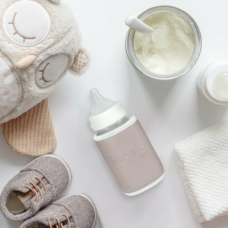 Incalzitor biberoane, Lionelo, ThermUp Go, Portabil, Temperatura constanta pana la 24 h, Incarcare USB, Roz