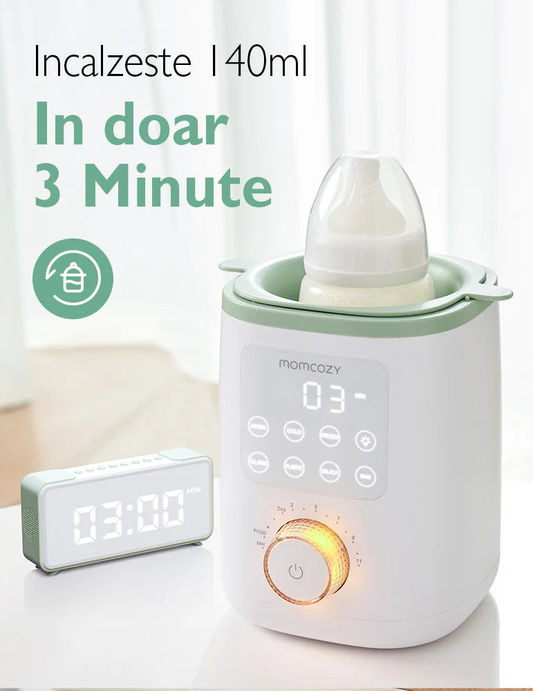 Incalzitor de biberoane si mancare Momcozy Nutri Smart Analog