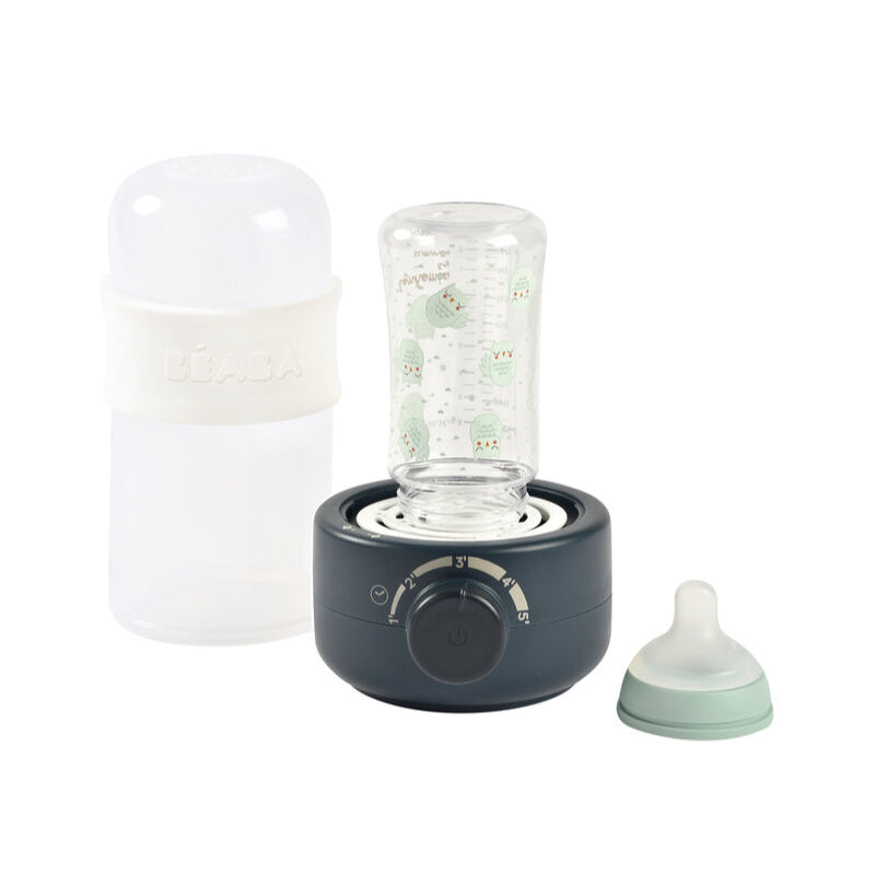 Incalzitor biberoane si sterilizator Beaba BabyMilk Second Night Blue