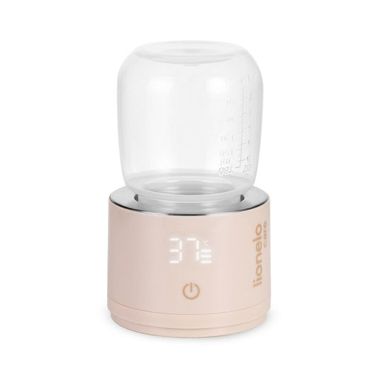 Incalzitor portabil, Lionelo, ThermUp Swift, Portabil, Incalzire in 3 minute, Mentinerea temperaturii, 60 W, USB-C, 4 setari de temperatura: 37-50°C, Recipient 180 ml inclus, Rose Gold