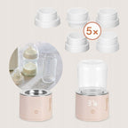 Incalzitor portabil biberoane Lionelo ThermUp Swift, Rose Gold