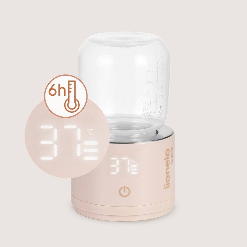 Incalzitor portabil biberoane Lionelo ThermUp Swift, Rose Gold
