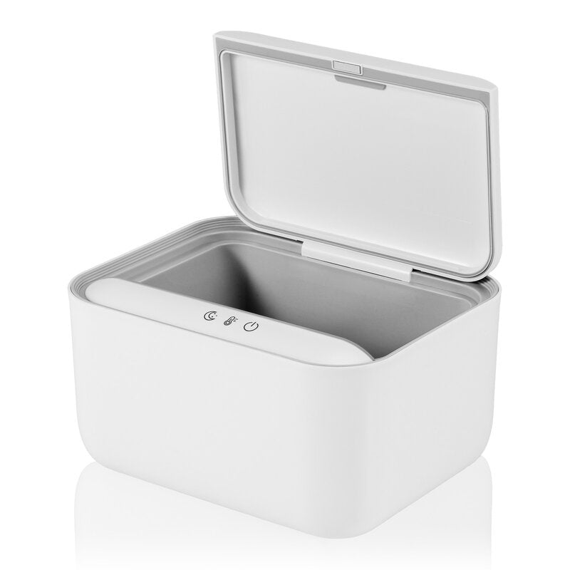 Incalzitor servetele umede, Lionelo, Babybliss, Cu 3 setari de temperatura, Loc suficient pentru un intreg pachet de servetele umede, Panou de control cu ecran tactil, Fara BPA, White