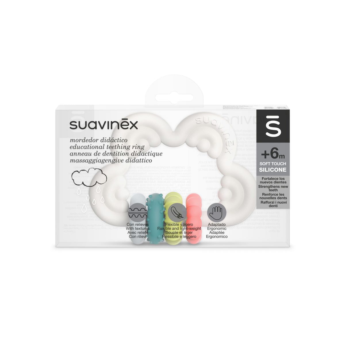 Inel dentitie silicon Suavinex Nor