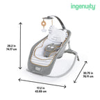 Ingenuity Balansoar 2 in 1 Bella Teddy