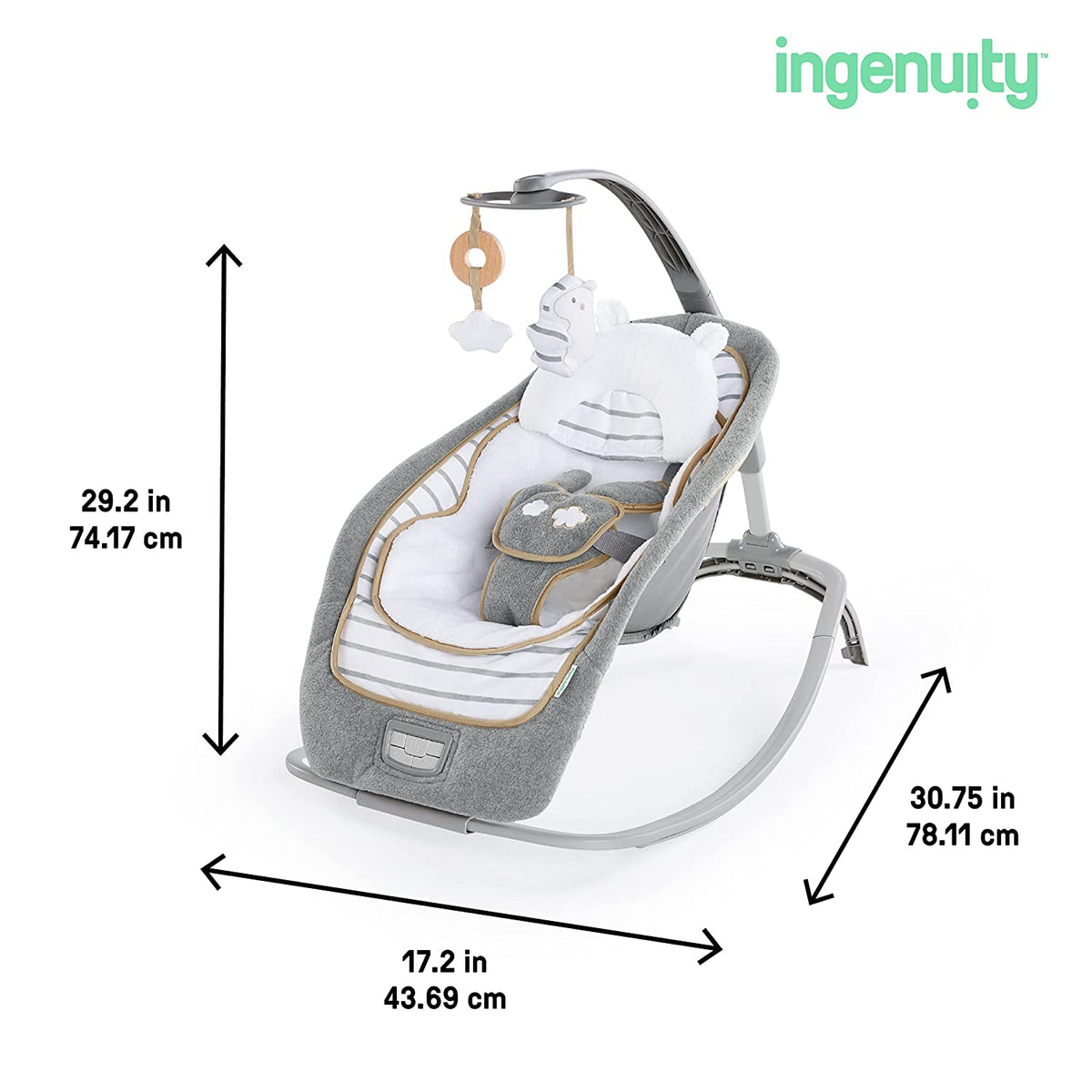 Ingenuity Balansoar 2 in 1 Bella Teddy