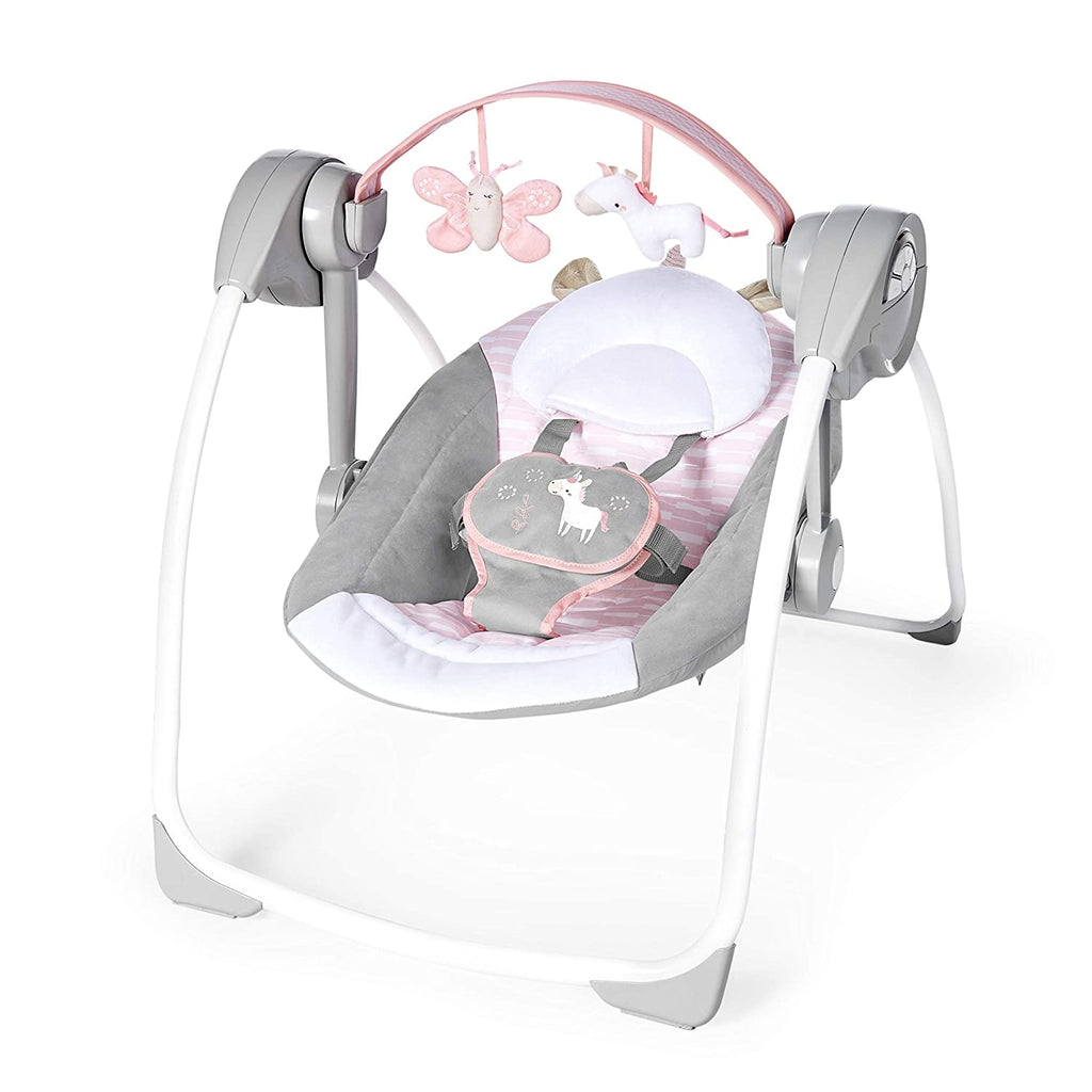 Ingenuity Leagan portabil Comfort 2 Go Flora the Unicorn