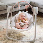 Ingenuity Leagan portabil Comfort 2 Go Flora the Unicorn
