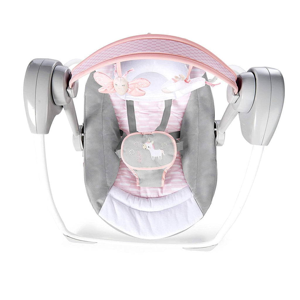 Ingenuity Leagan portabil Comfort 2 Go Flora the Unicorn