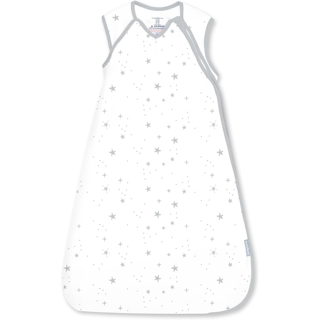 Ingenuity - Sac de dormit Swaddle Me 3-18 luni, 2.5 TOG, Night Sack Sleeper, Space Stars
