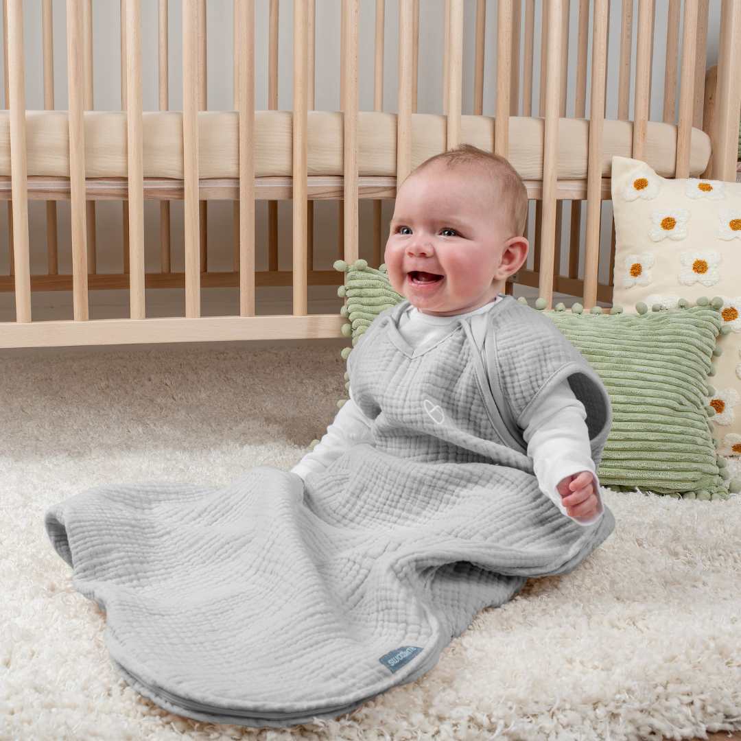 Ingenuity - Sac de dormit Swaddle Me 3-18 luni, 2.5 TOG, Night Sack Sleeper, Space Stars