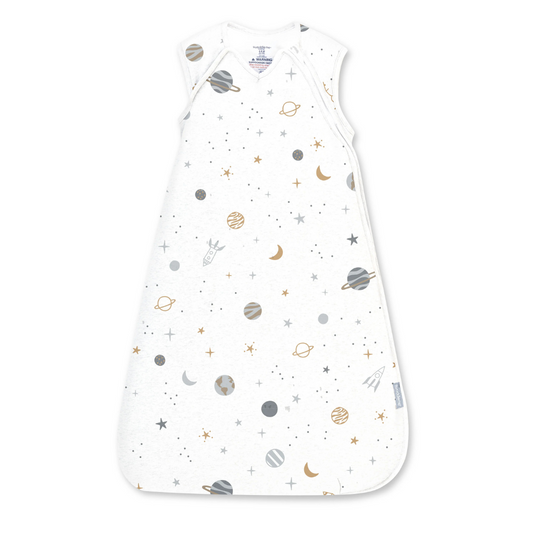 Ingenuity - Sac de dormit Swaddle Me Night Sack Sleeper, 3-18 luni, Sunset Space