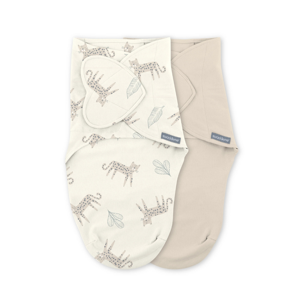 Ingenuity Set 2 sisteme de infasare SwaddleMe 0-3 luni Monogram