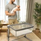 Ingenuity Sistem de infasare SwaddleMe 0-3 luni Monogram Scribble Elephant