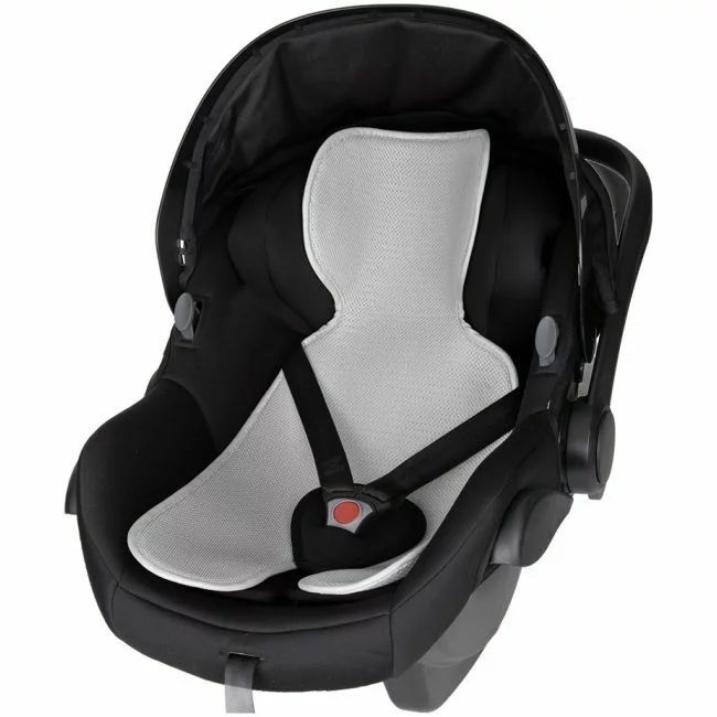 Insert antitranspiratie scaun auto FreeON din plasa respirabila 3D Gri, imagine 3