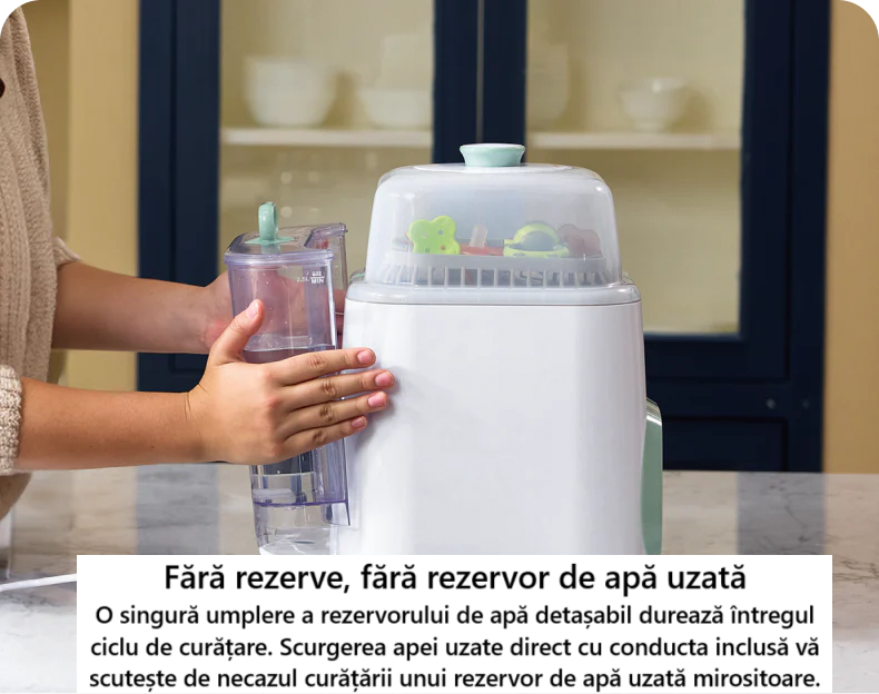 Aparat de spalat si sterilizat biberoane Momcozy KleanPal Pro
