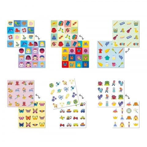 Joc de memorie Quercetti FantaMemo Bee Multipicture
