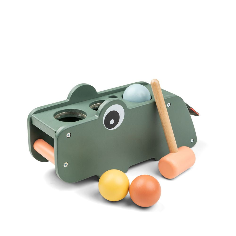 Joc educativ ciocan si bile Done by Deer Croco Green