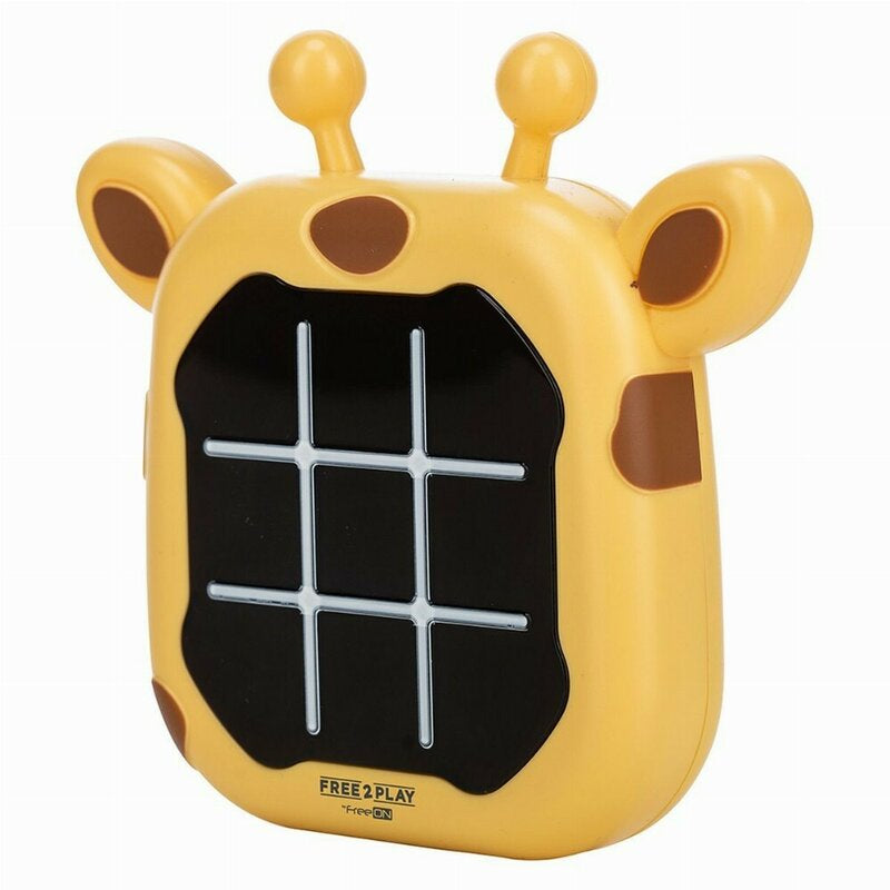 Joc electronic 2 in 1, Free2Play, X si 0, Design girafa, 3 ani +